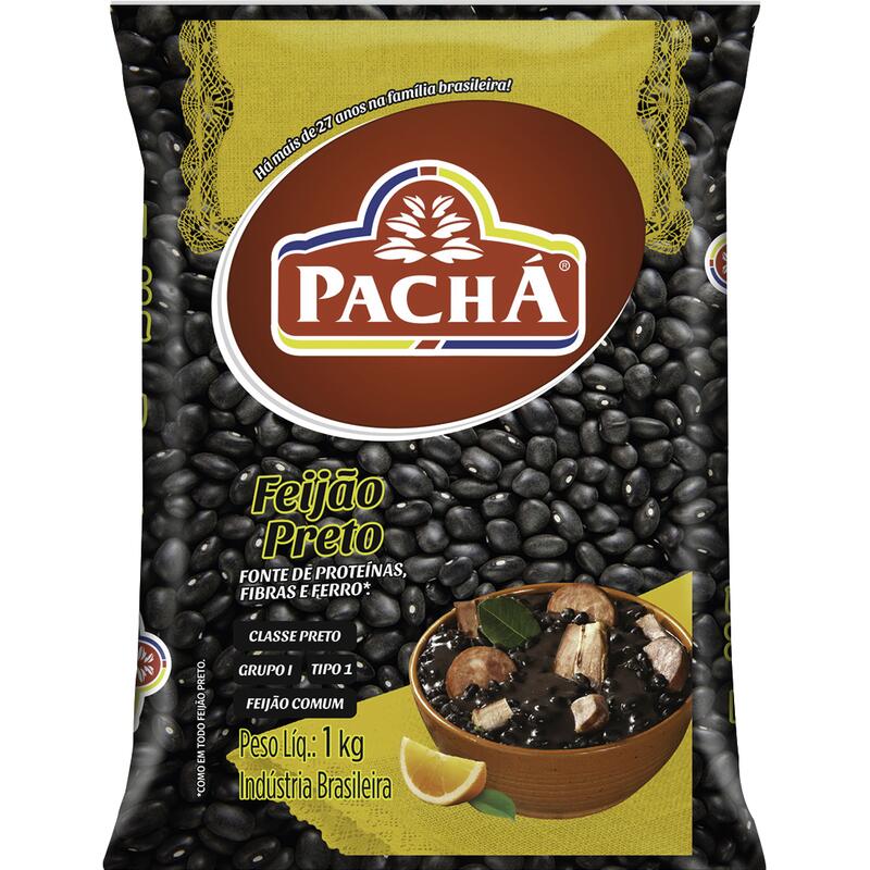 Feijão Preto Pachá Tipo 1 1kg