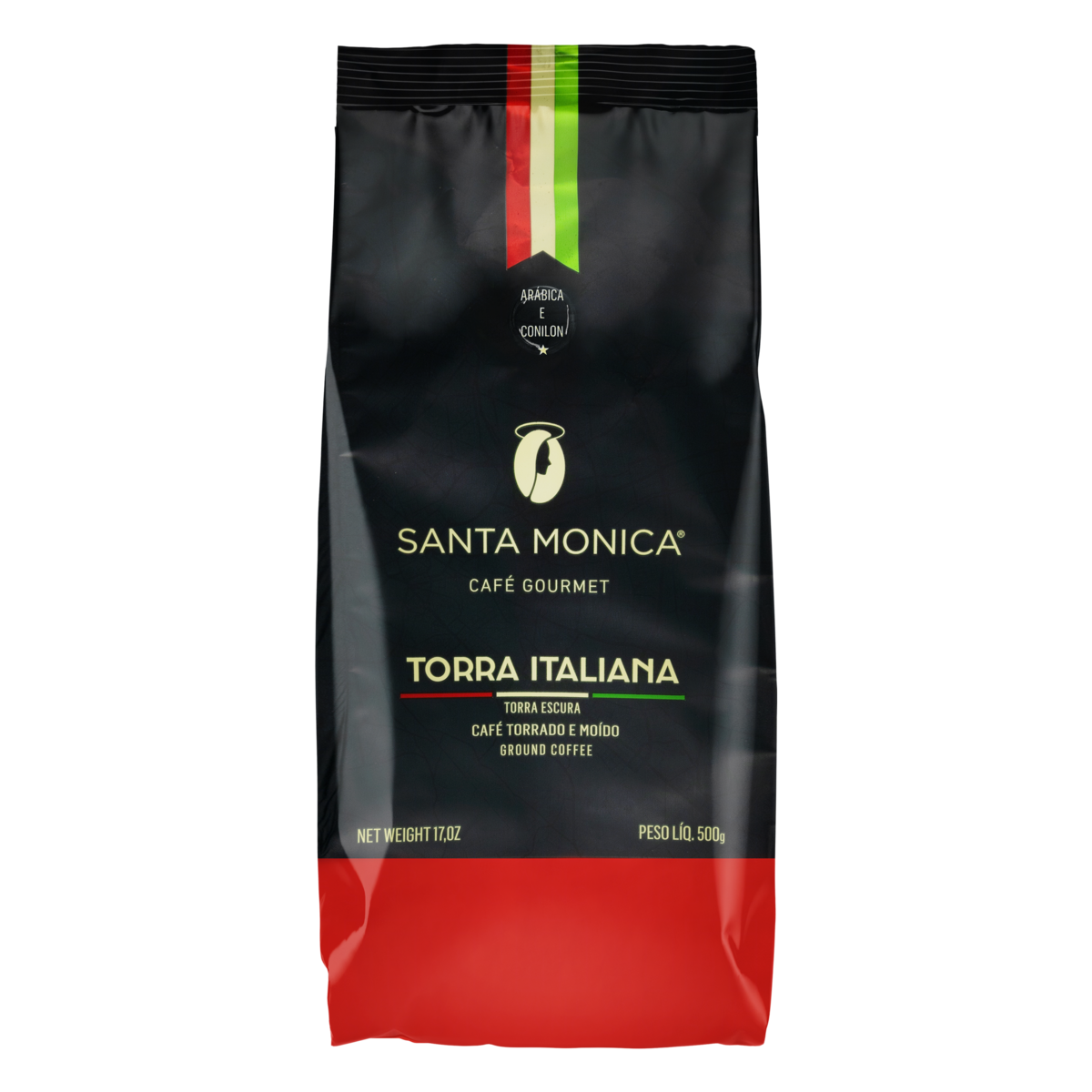 Café Torrado e Moído Santa Monica Gourmet Torra Italiana Pacote 500g