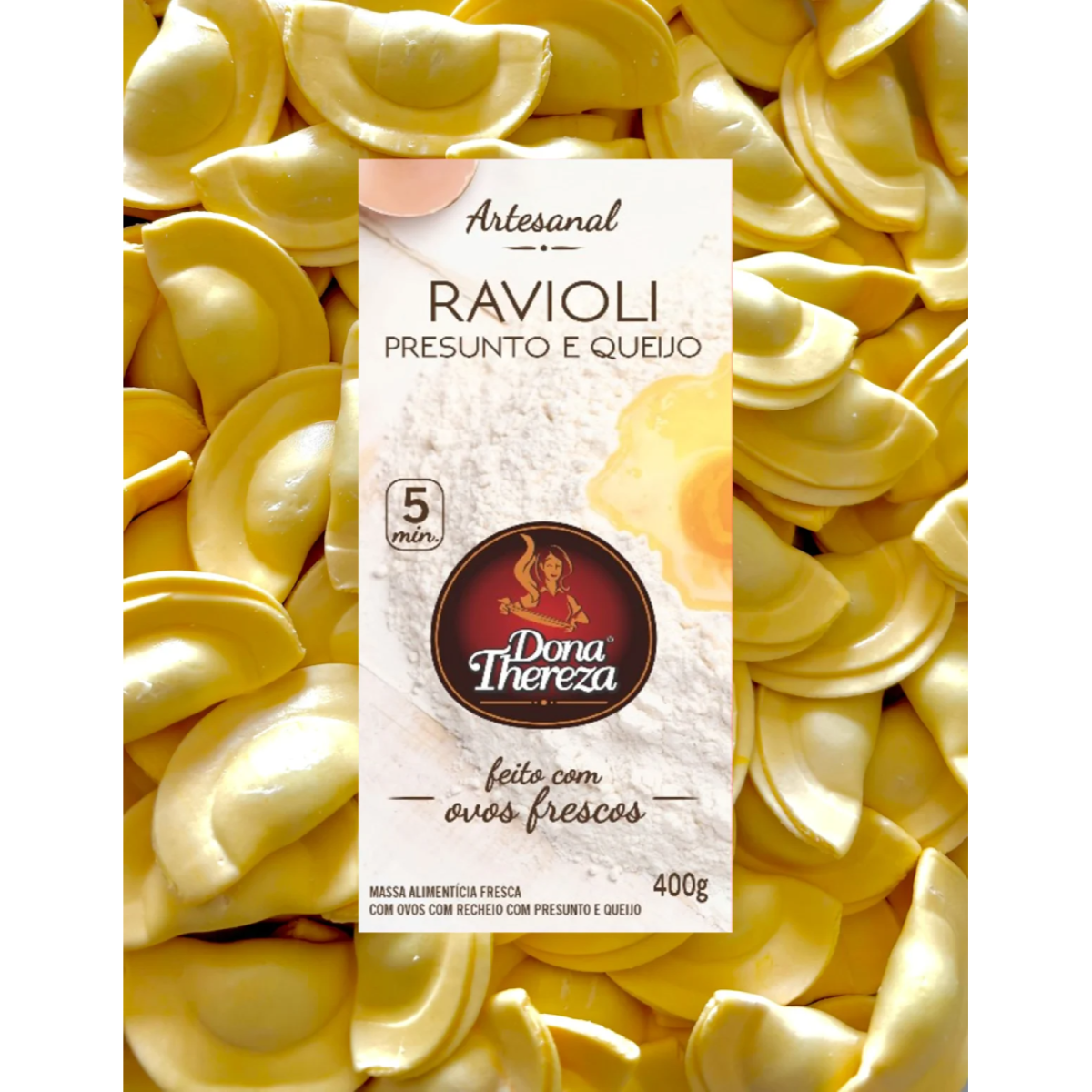 Ravioli Presunto e Queijo 400g
