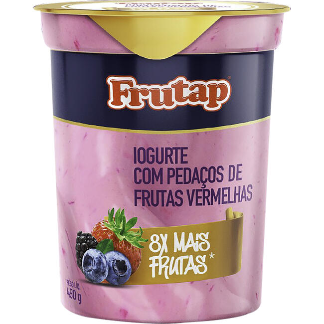 Iogurte com Pedaços Frutap Frutas vermelhas 450g