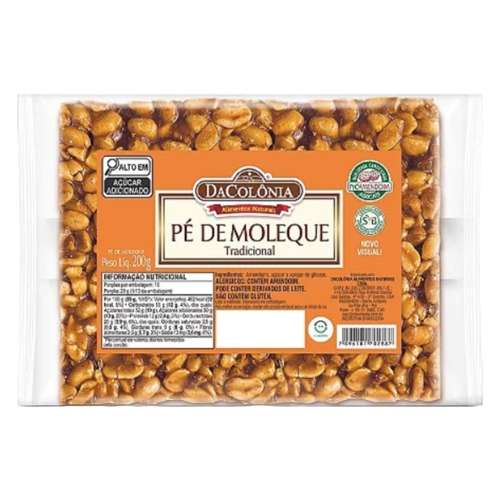 Pé De Moleque Dacolonia Disco Pa 200g