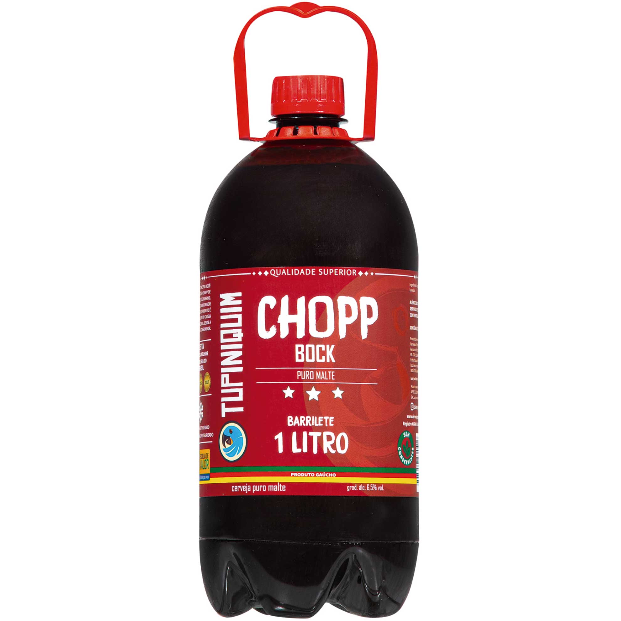 Chopp Tupiniquim Bock Puro Malte Barrilete 1 Litro