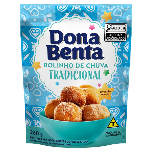 Mistura para Bolinho de Chuva Dona Benta 260g - Tradicional