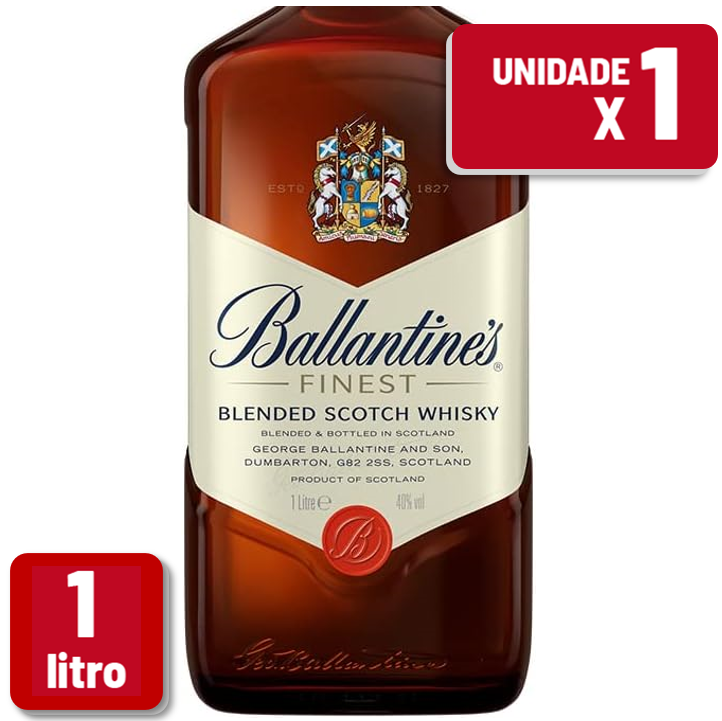 Whisky Ballantines Finest Garrafa 1L