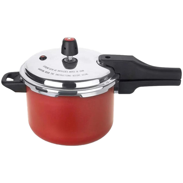 Panela de Pressão Multiflon 4,5 Litros - Vermelha - Ref. 73145