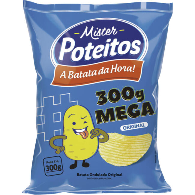 Salgadinho Mister Batata Ondulada 300g