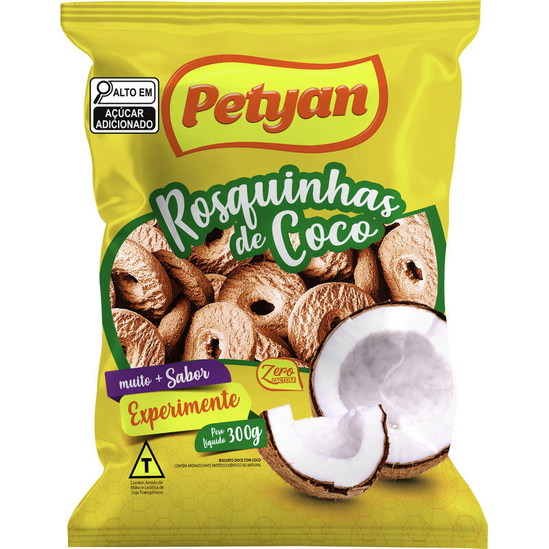 Biscoito Rosquinha Petyan Coco 300g