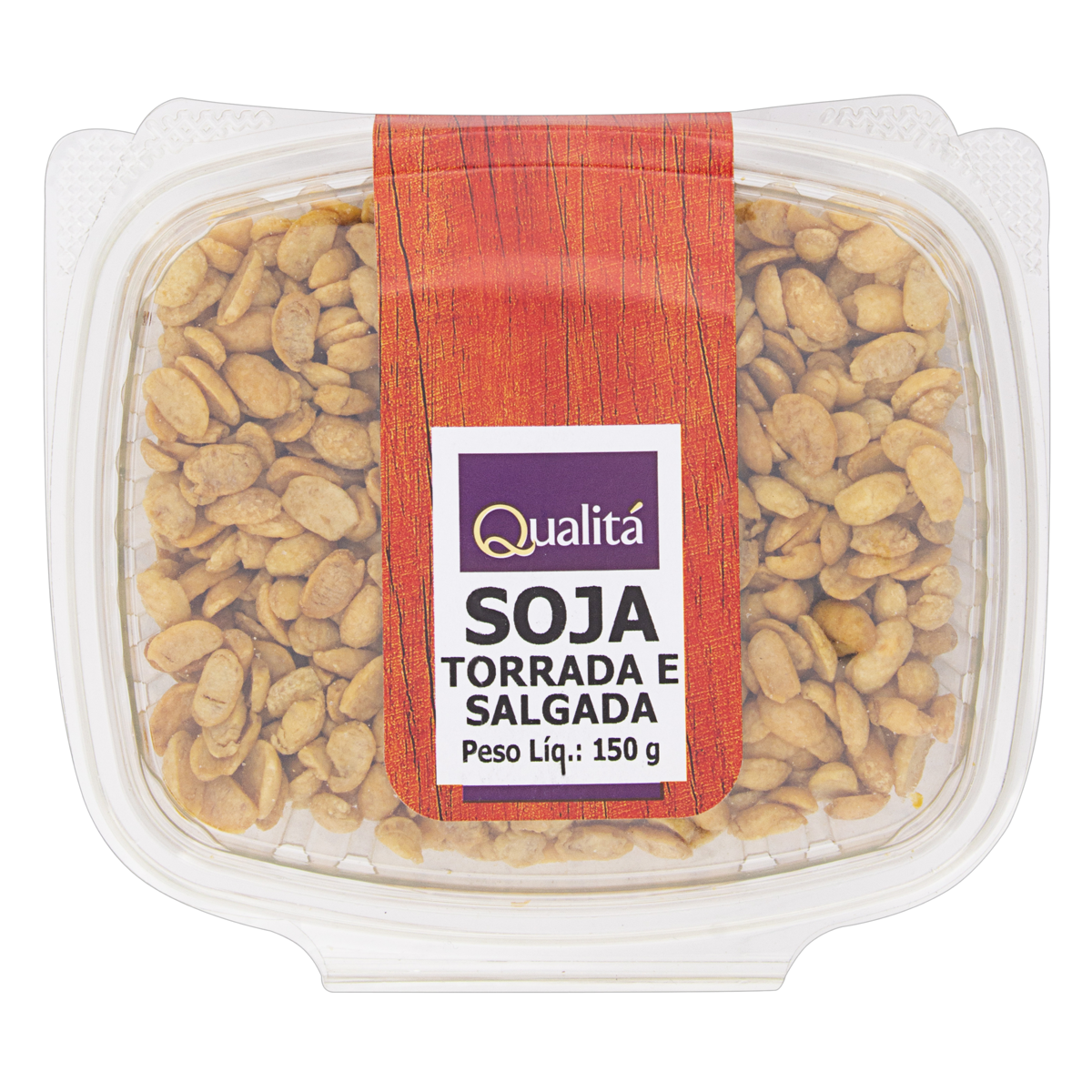 Soja Torrada e Salgada Qualitá Pote 150g