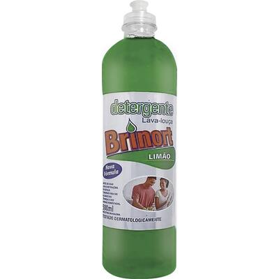 Detergente Líquido Brinort Limão 500ml