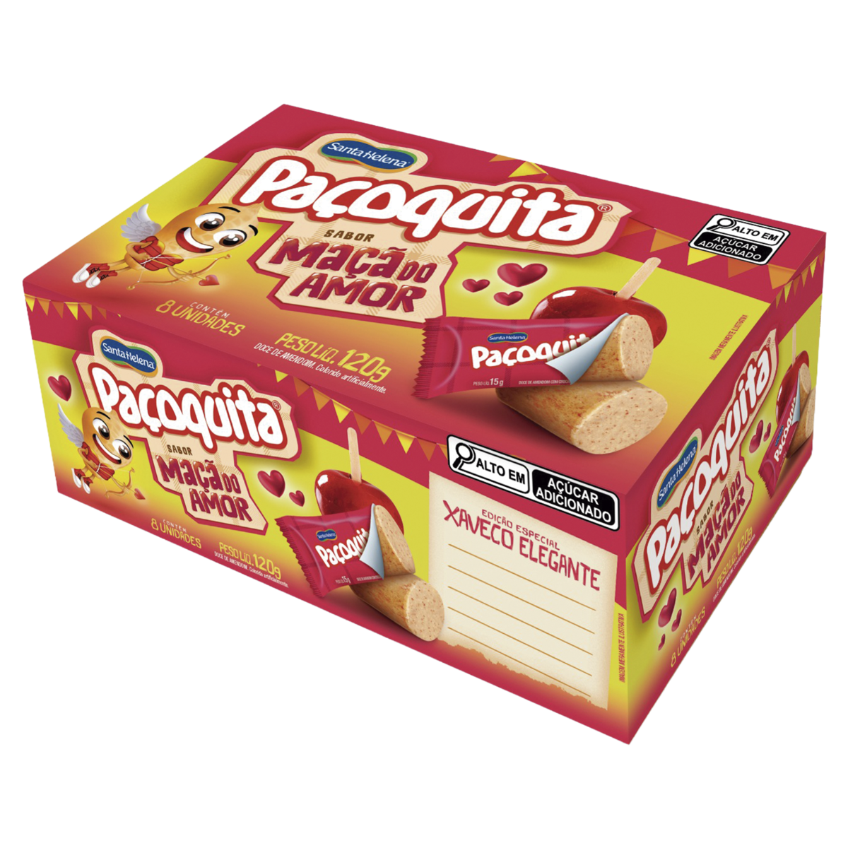 Paçoquita Maçã Do Amor 120g