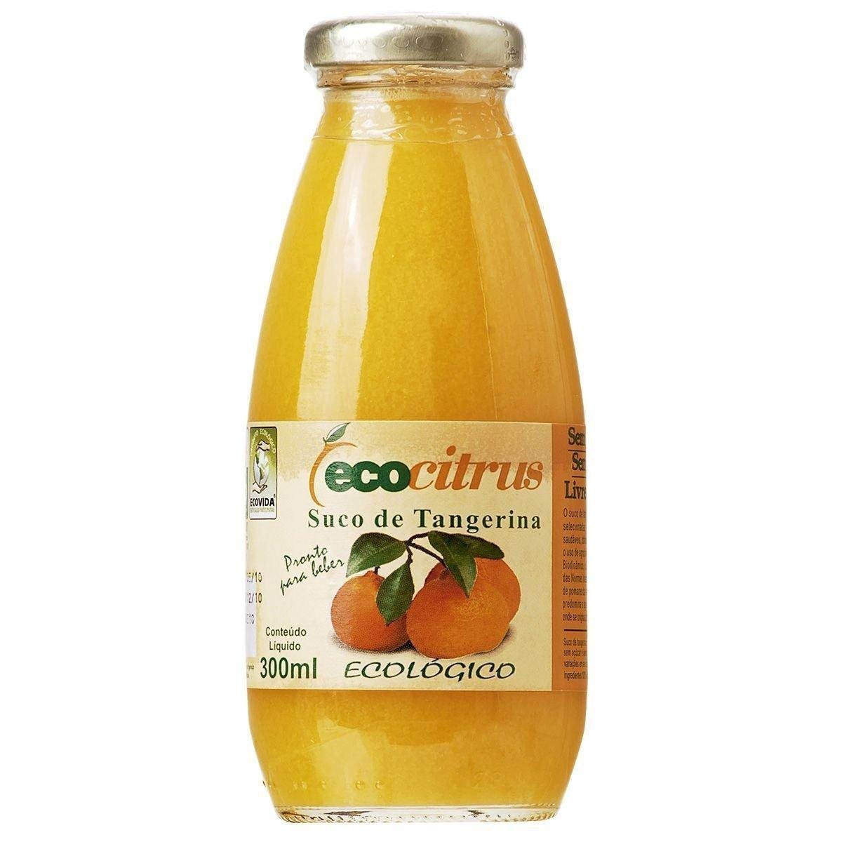 Suco Orgânico de Tangerina ECO CITRUS Garrafa 300ml