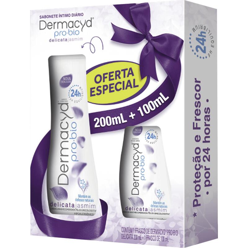 Kit Sabonete Íntimo Dermacyd Delicata