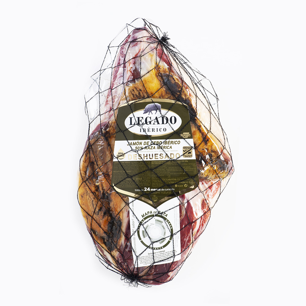 Jamon Cebo Ibérico Pata Negra Sem Osso Elpozo 100g