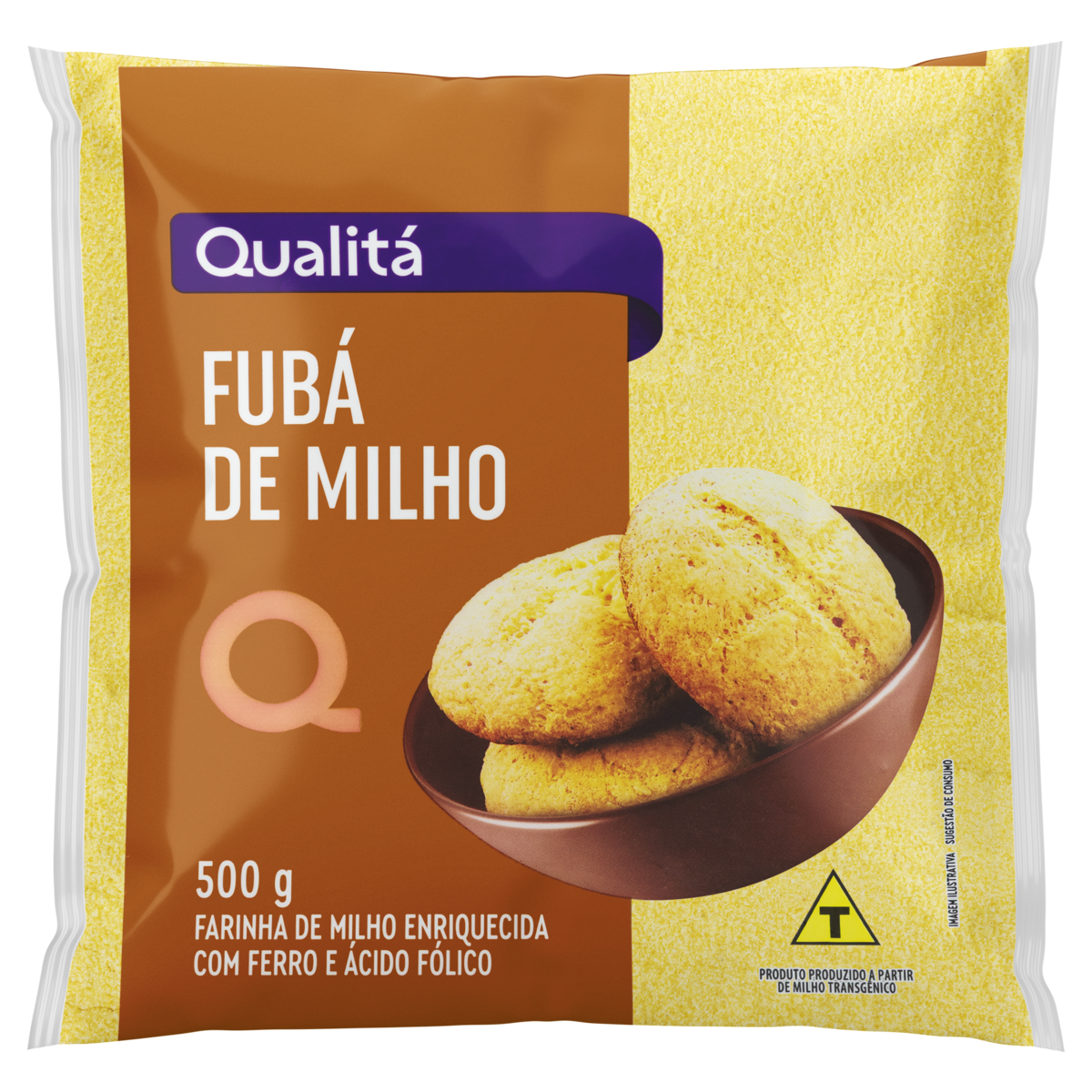 Qualitá Fuba De Milho 500G