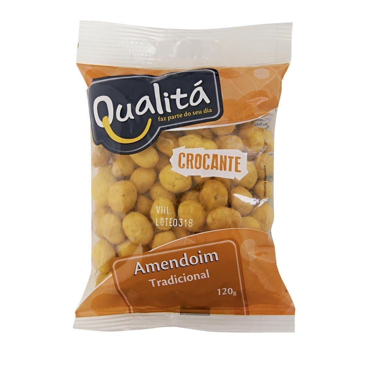 Amendoim Crocante Natural QUALITÁ 120g