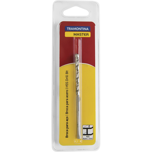 Broca Tramontina Tam. 4.0mm - Para Aço - Ref. 43141/122
