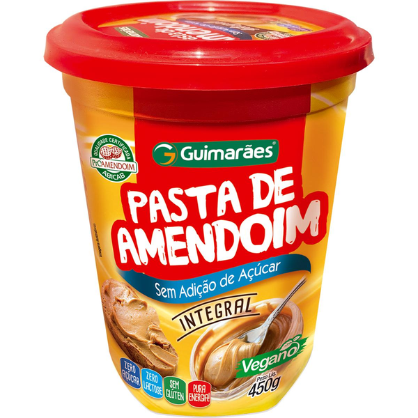 Pasta de Amendoim Guimarães Integral 450g