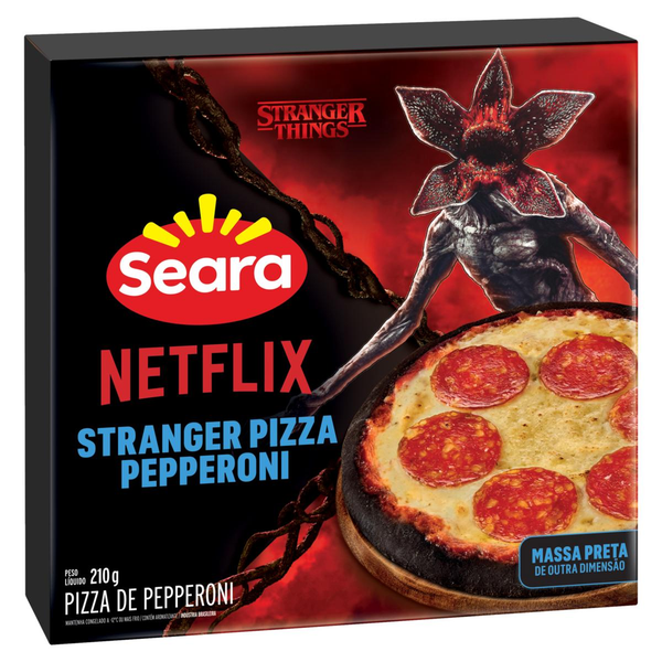 Pizza SEARA Netflix Stranger Pepperoni Congelada 210g