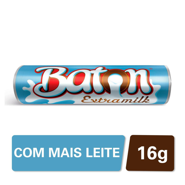 Chocolate Garoto 16g - Baton - Extramilk