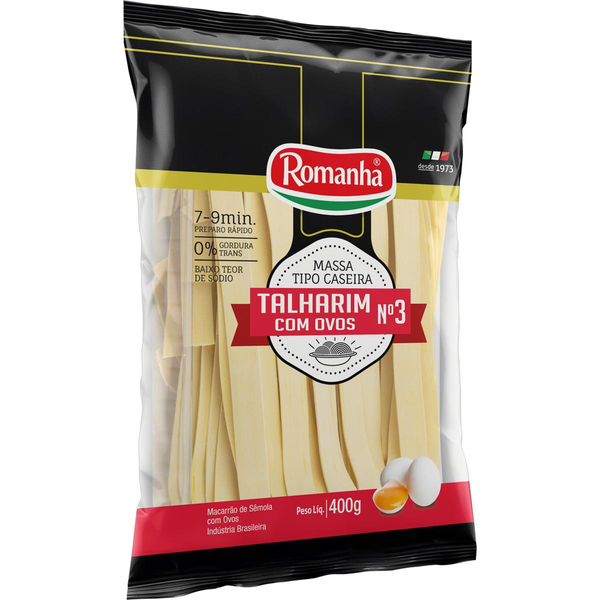 Massa Caseira Romanha 400g - Talharim