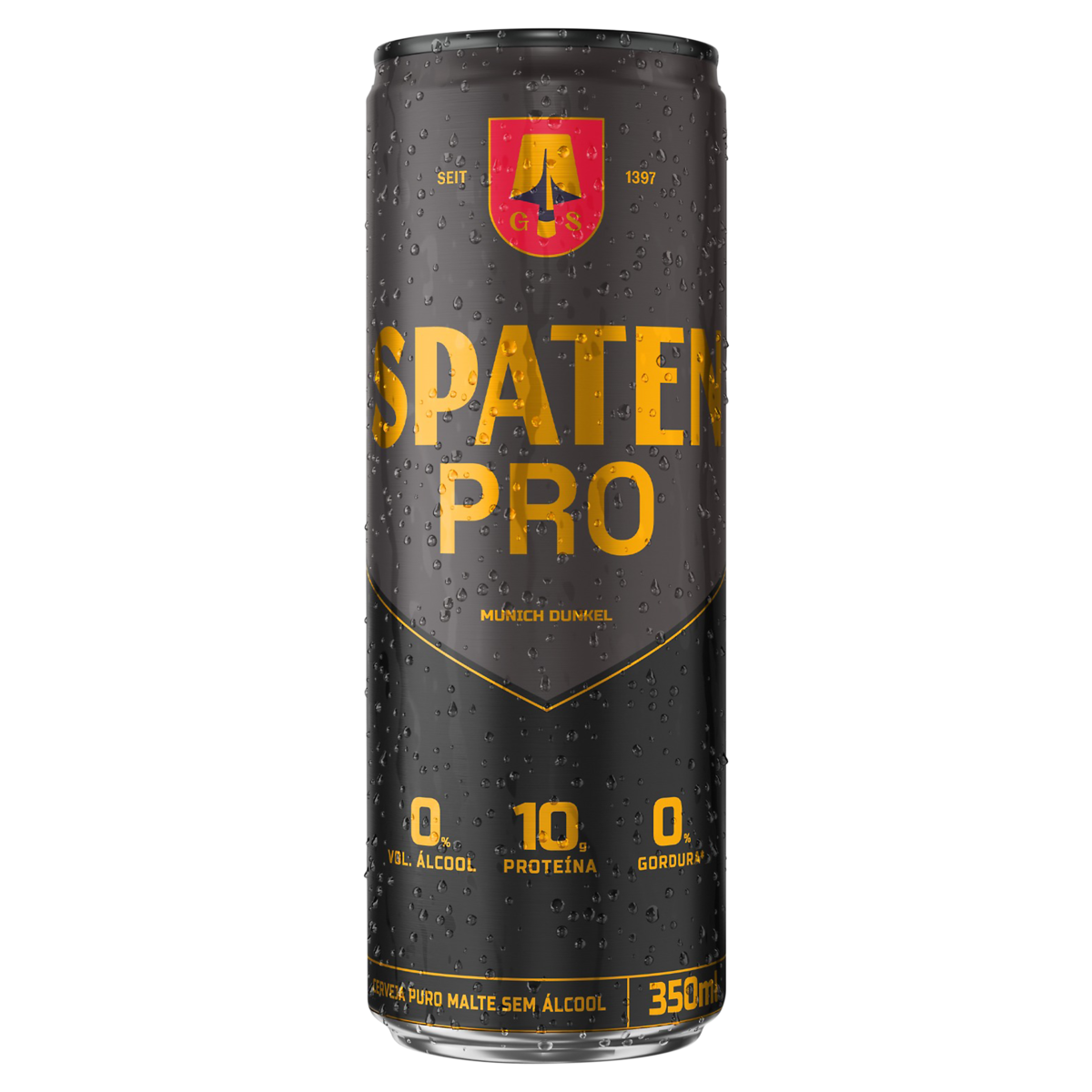 Cerveja Puro Malte Zero Álcool Spaten Pro Lata 350ml
