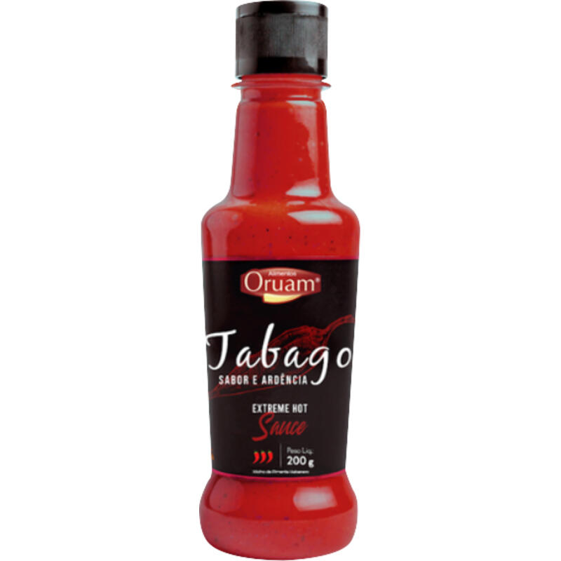 Molho de Pimenta Oruam Tabago 200g