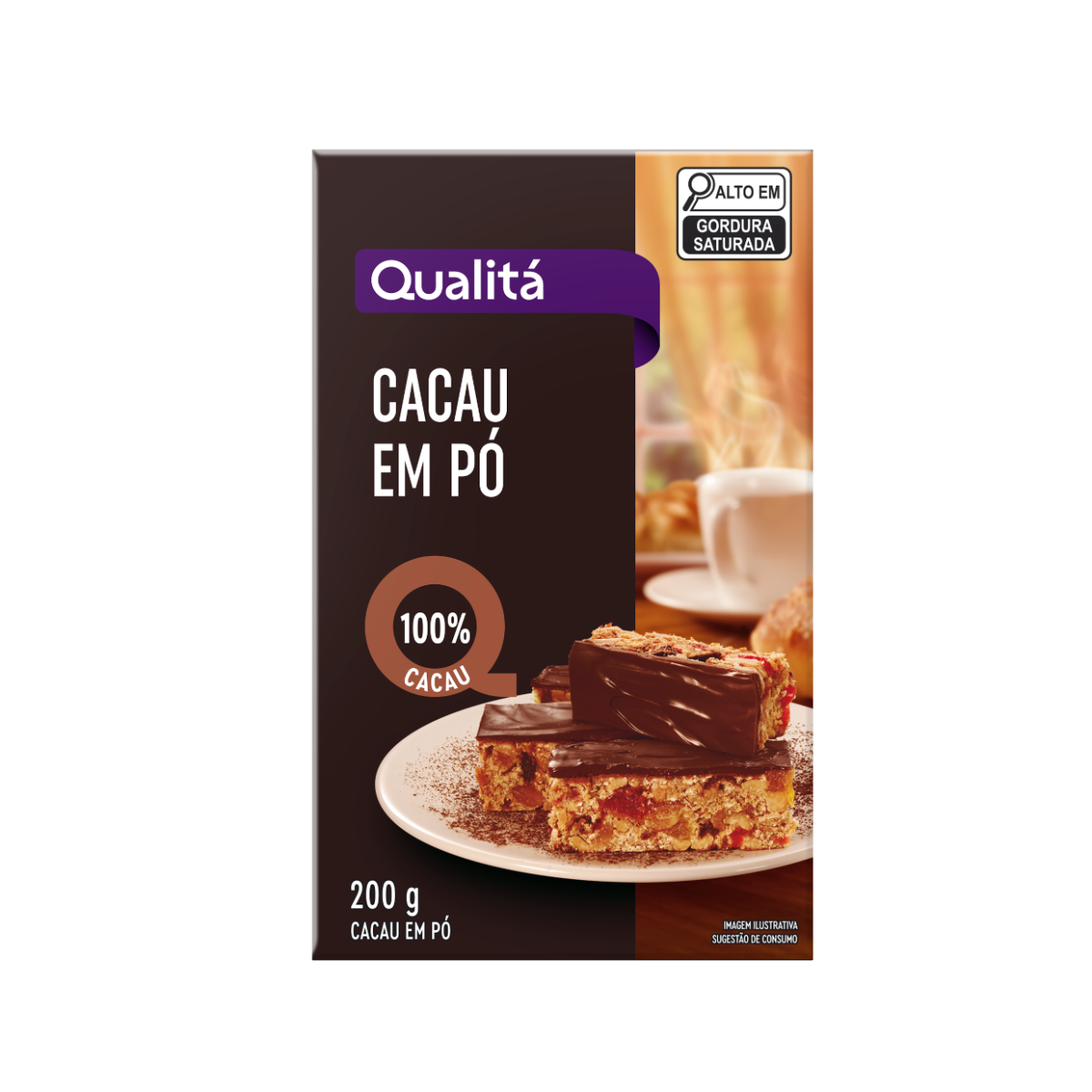 Cacau Pó Qualitá Caixa 200g