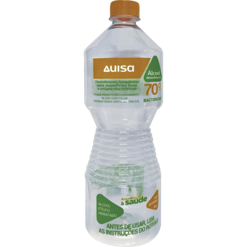 Desinfetante Álcool Uisa Bactericida - 70°INPM 1L