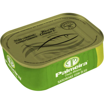 Sardinha Palmeira Óleo 165g