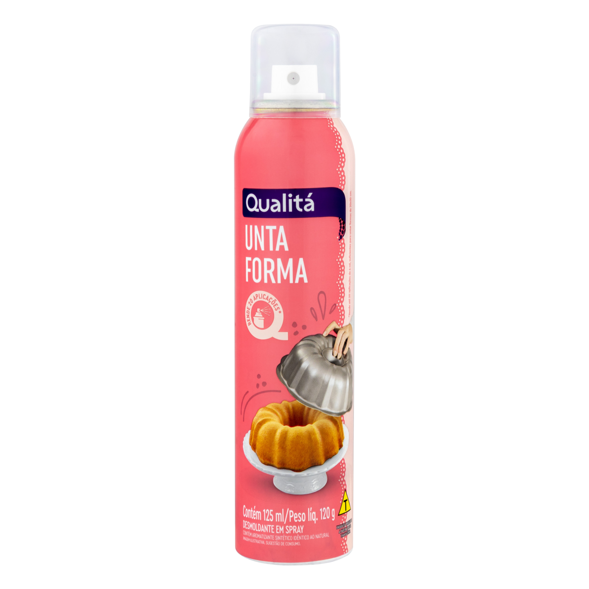 Desmoldante Unta Formas Qualitá Lata 125ml Spray