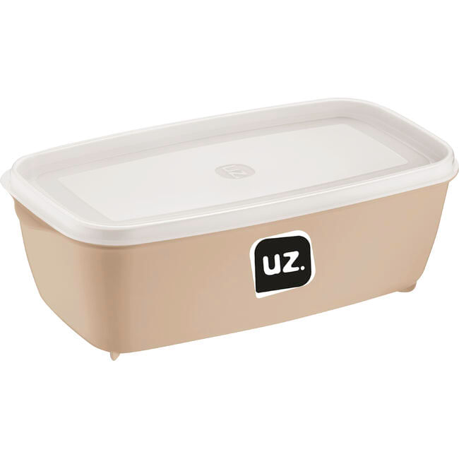 Pote Multiuso UZ Retangular 1,5L Cores un