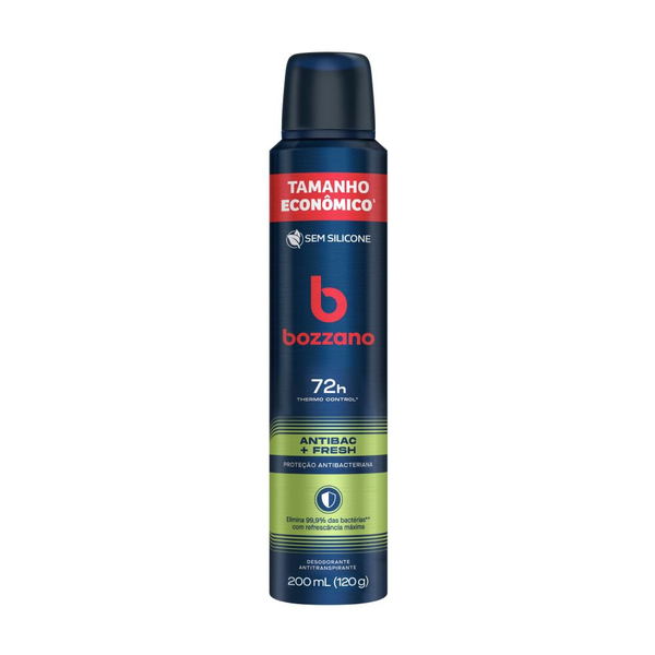 Desodorante Aerossol Bozzano Masculino Antibac Fresh 200ml