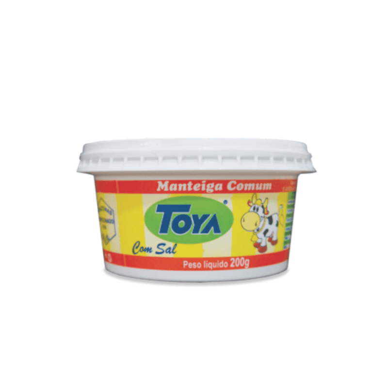 Manteiga Comum com Sal Toya Pote 200g