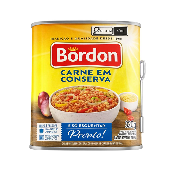 Carne em Conserva Bordon 320g - Tradicional