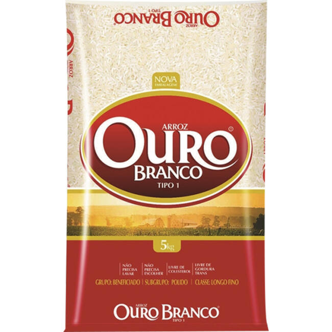 Arroz Ouro Branco Agulhinha - Tipo 1 5kg