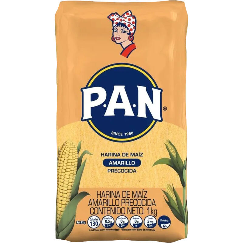 Farinha de Milho Harina PAN Amarela 1kg