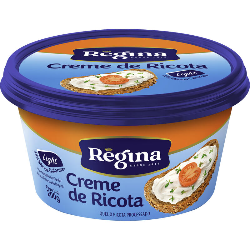 Creme de Ricota Regina Light 200g