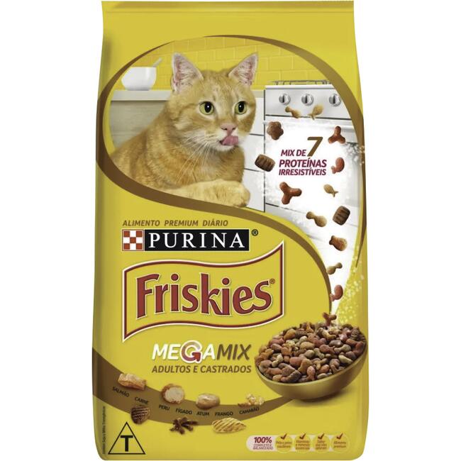 Ração para Gatos Friskies Megamix Castrados 3kg