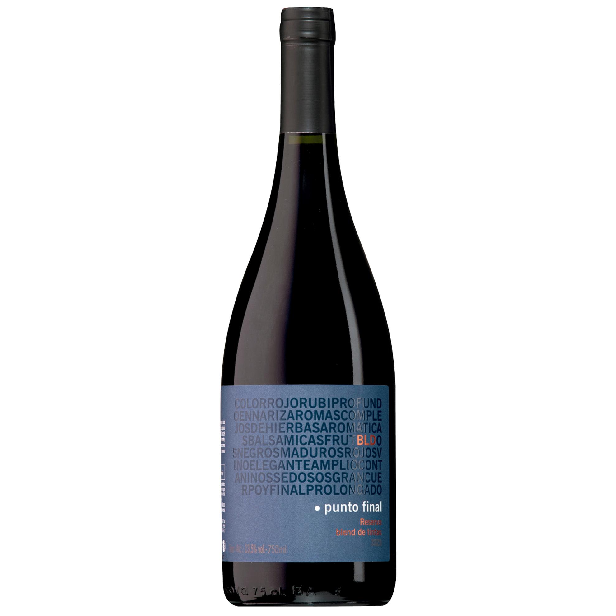 Punto Final Reserva Blend de Tintas Argentino Vinho Tinto 750ml