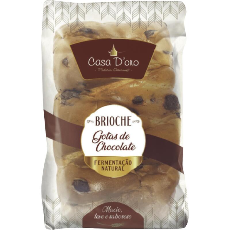 Pão Brioche Santa Edwiges Gotas de Chocolate 300g