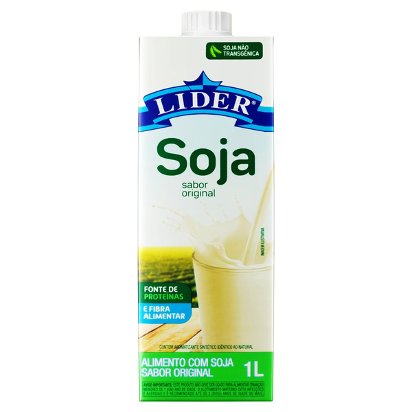 Bebida Lider A Base De Soja 1L