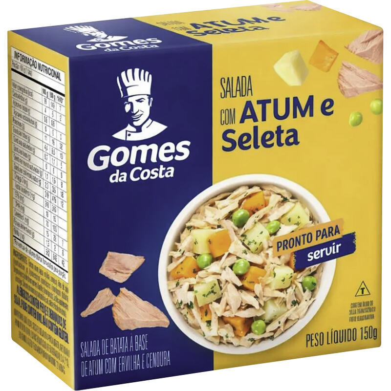 Salada de Atum Gomes da Costa Batata, Ervilha,Cenoura 150g