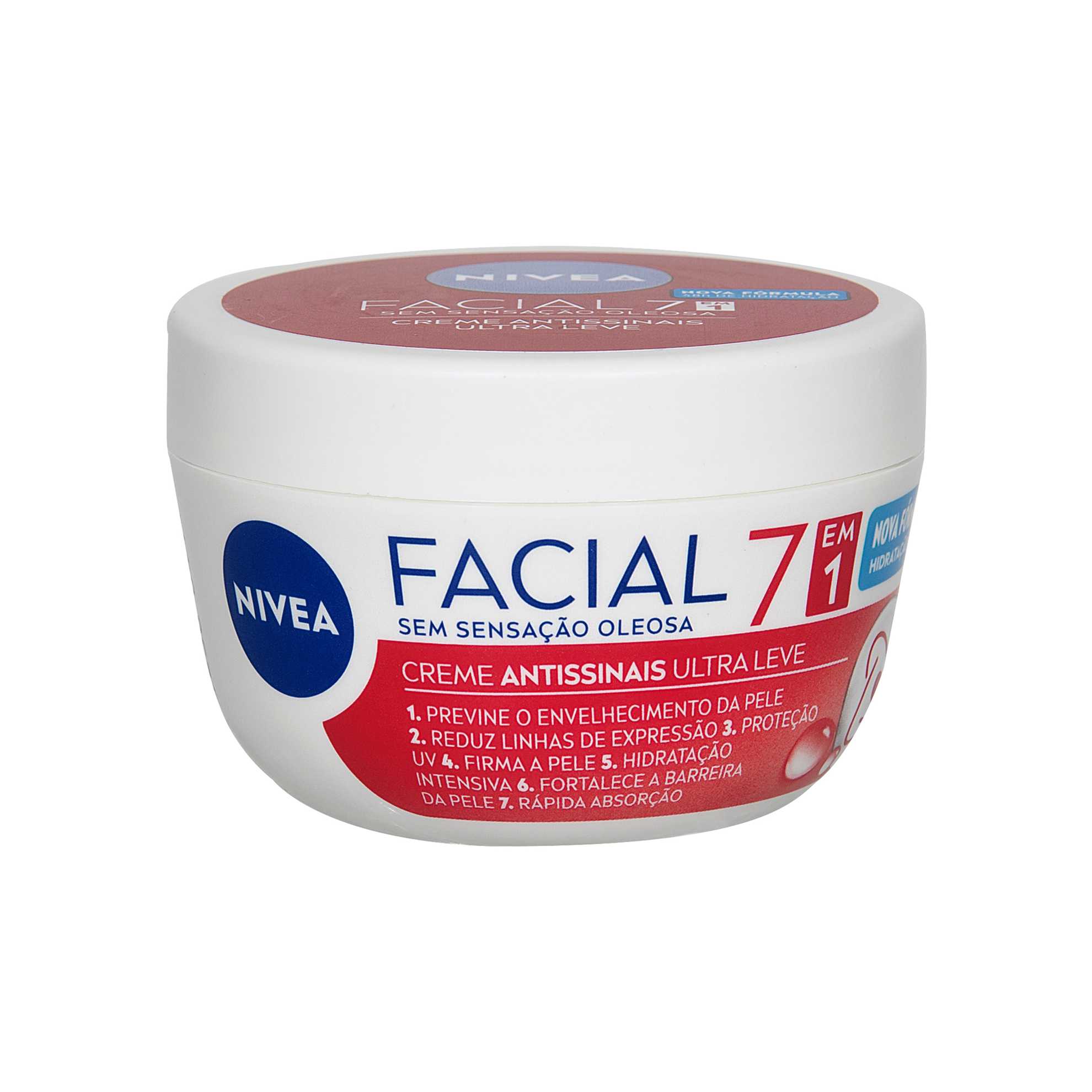 Creme Facial 7 em 1 Antissinais Nivea Sensação Não Oleosa 100g