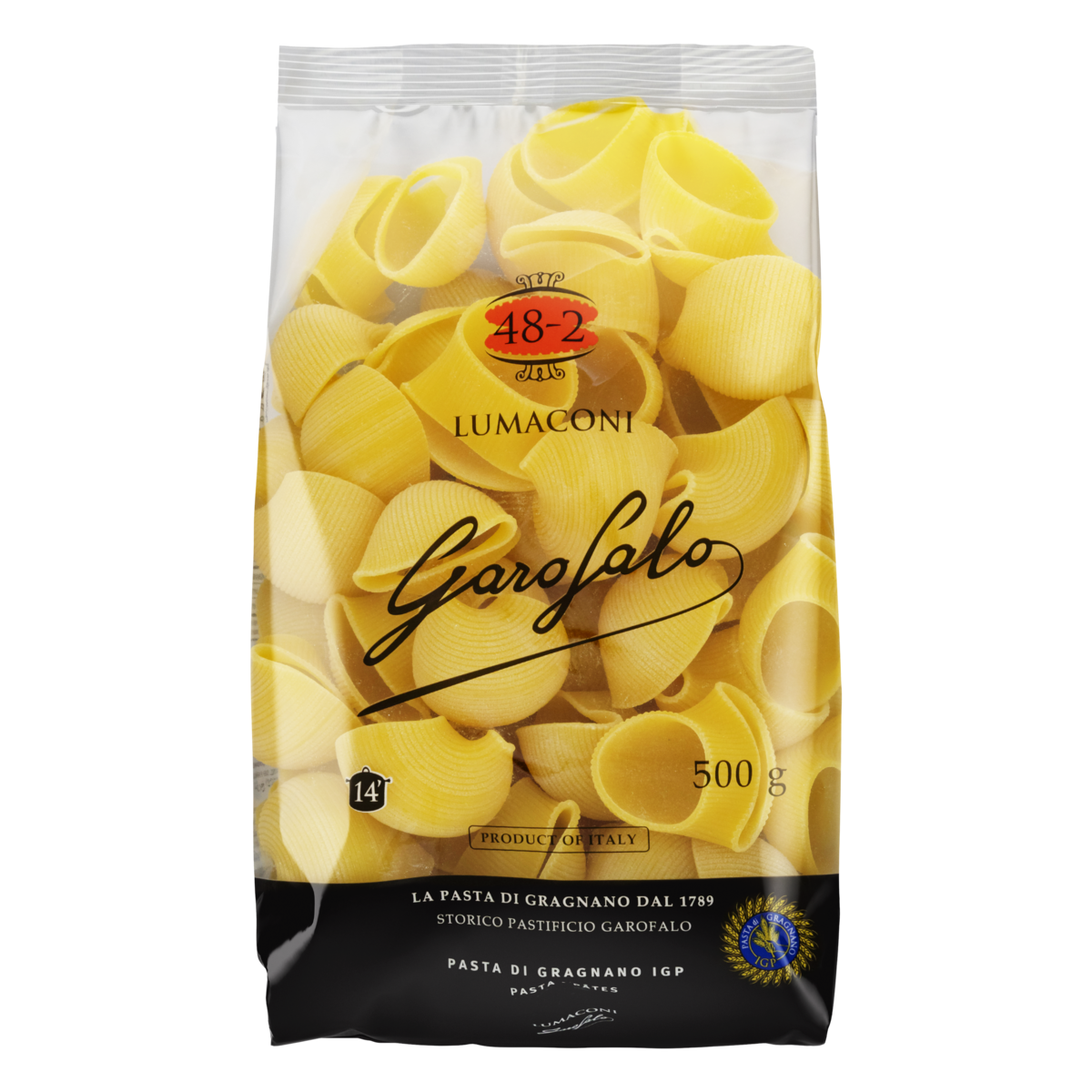Macarrão Italiana Grano Duro GAROFALO Lumaconi 500g