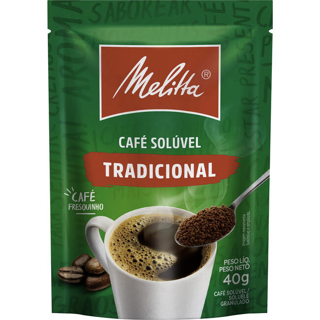 Café Solúvel Melitta Granulado Tradicional 40g