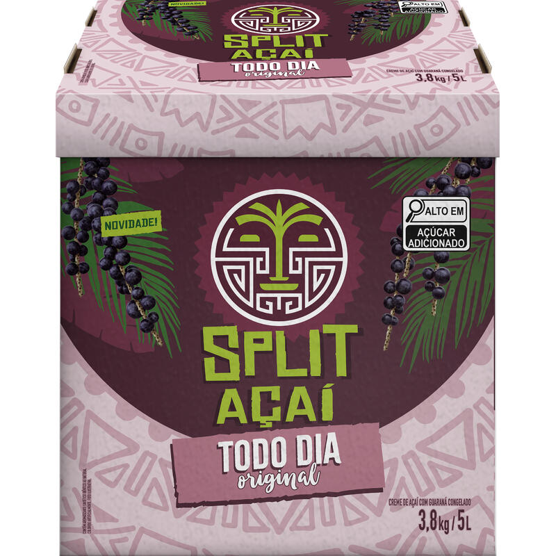 Açaí Split Congelado Todo Dia Original 5L