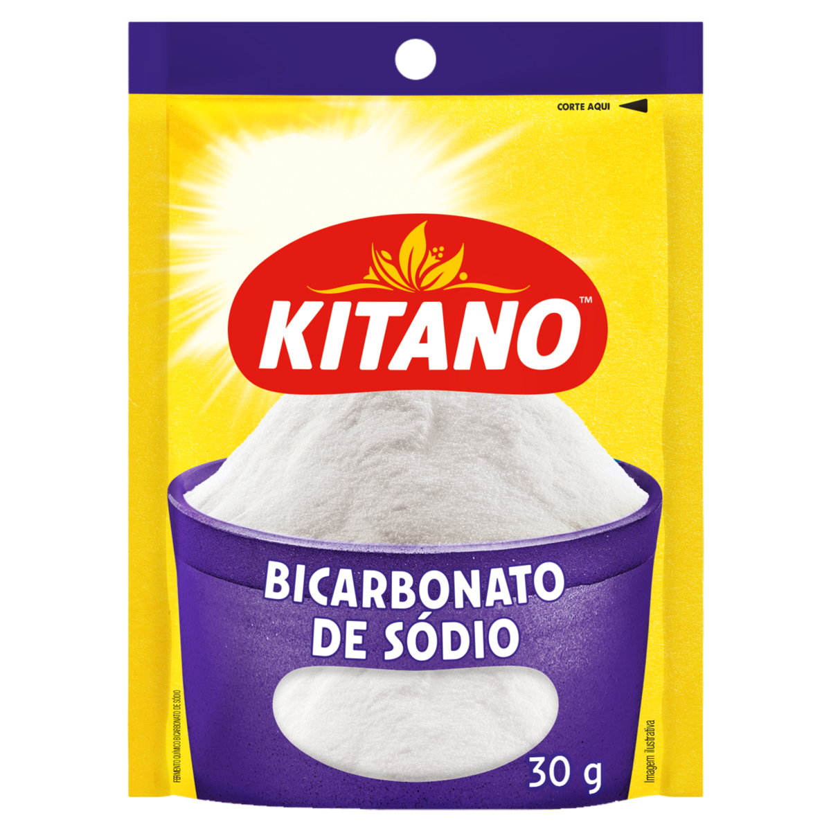 Bicarbonato de Sódio KITANO Pacote 30g