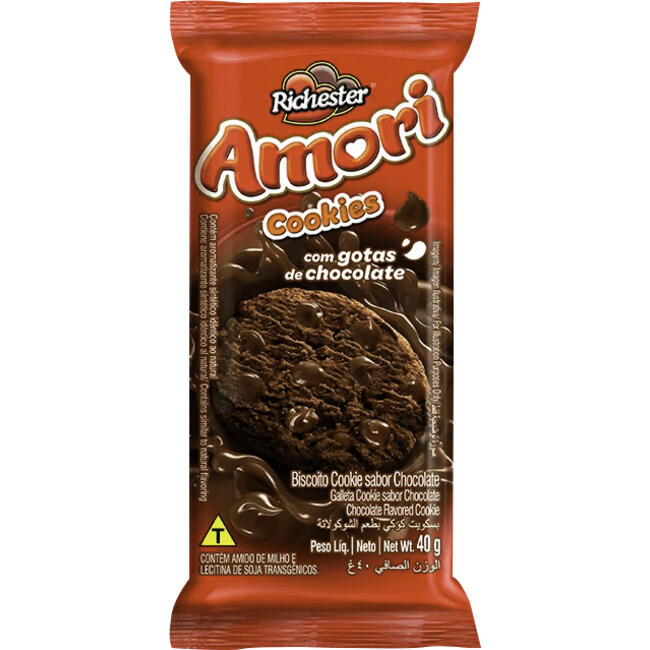 Biscoito Cookies Richester Chocolate 40g