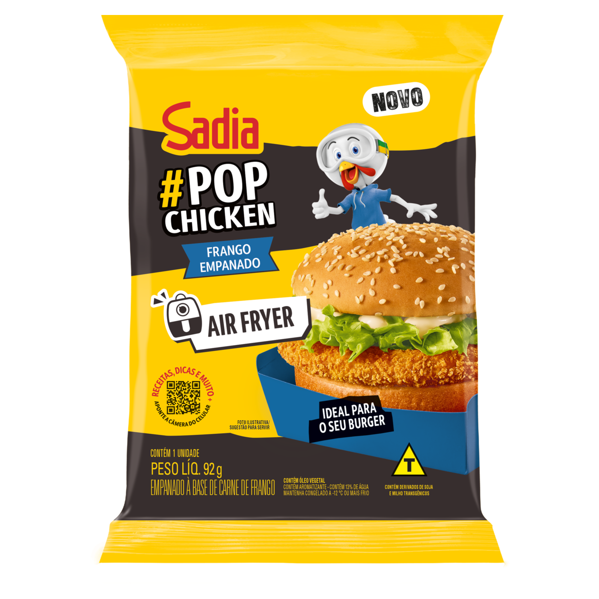 Empanado de Frango Sadia #Pop Chicken Pacote 92g
