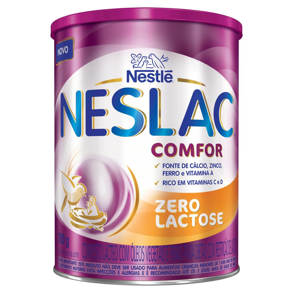Composto Lácteo NESLAC Comfor Zero Lactose 700g